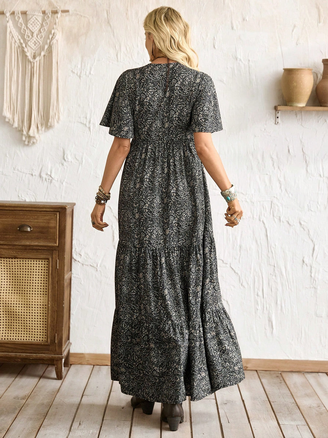 Rochie maxi SHEIN, negru