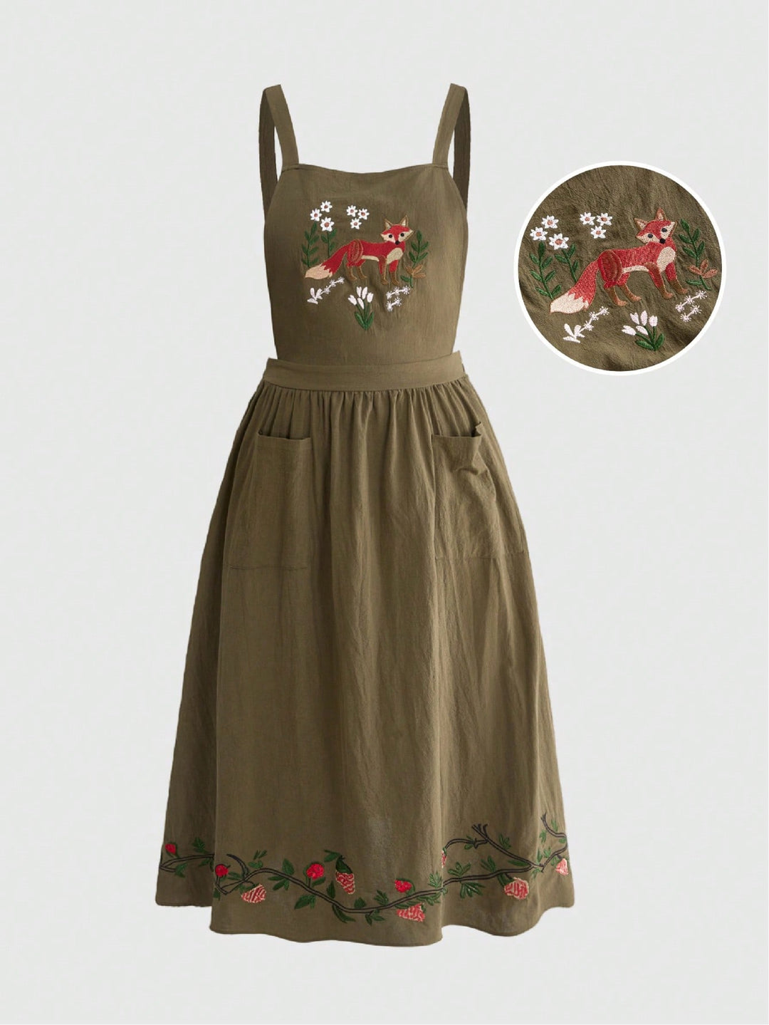 Rochie SHEIN, kaki
