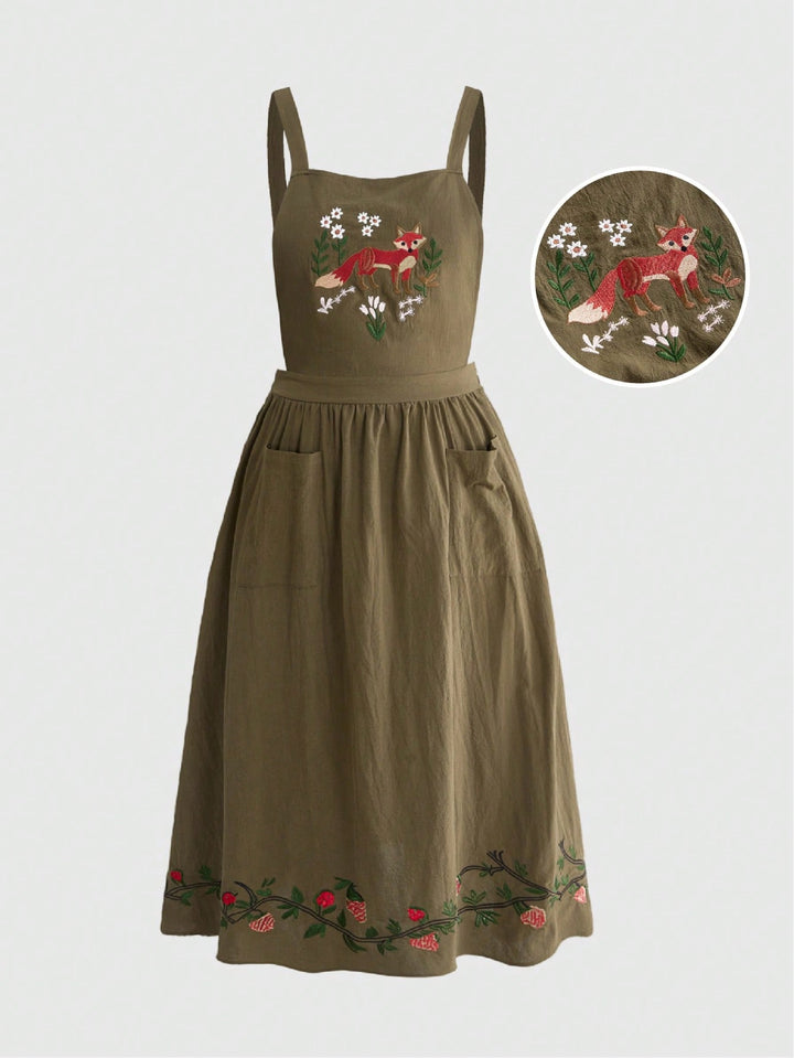 Rochie SHEIN, kaki