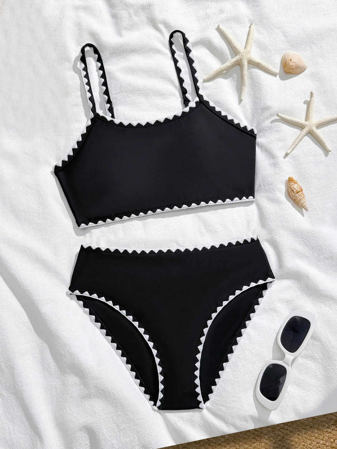 Set bikini SHEIN, negru