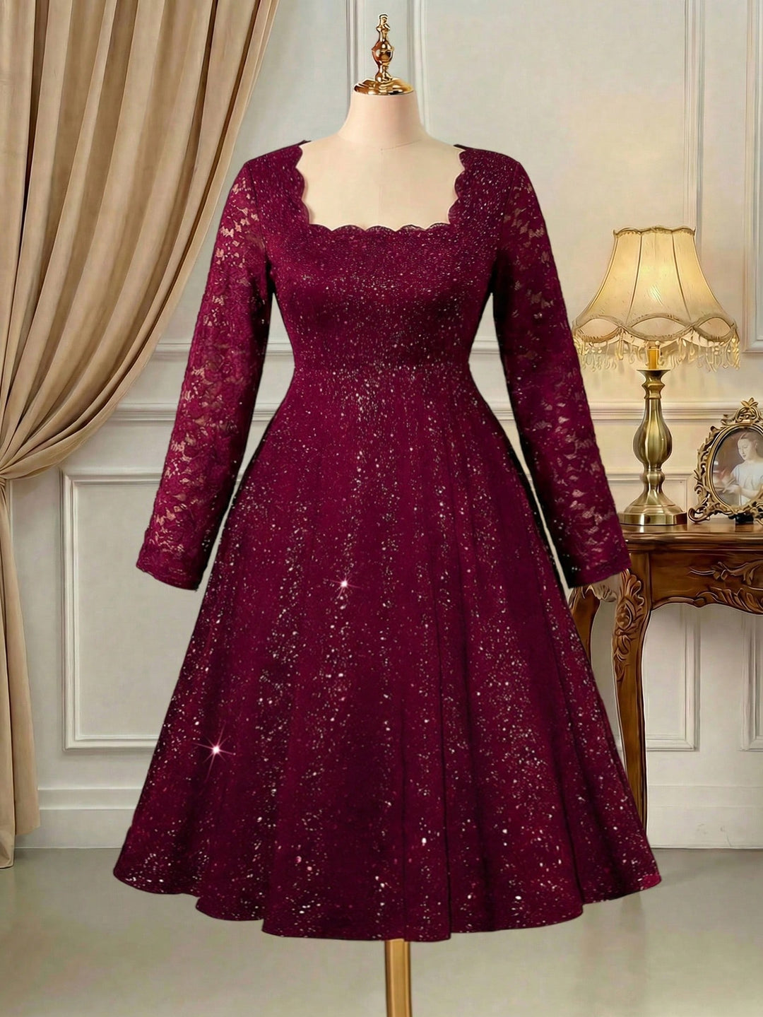 Rochie SHEIN, vișiniu