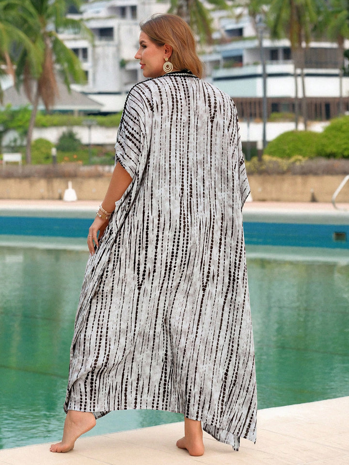 Kimono de plaja SHEIN, verde