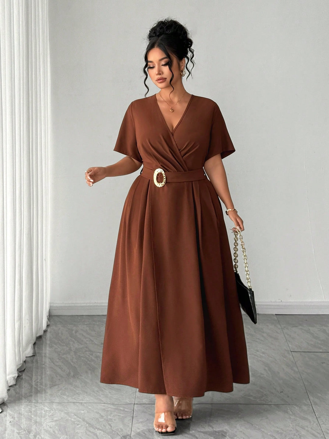 Rochie SHEIN, maro