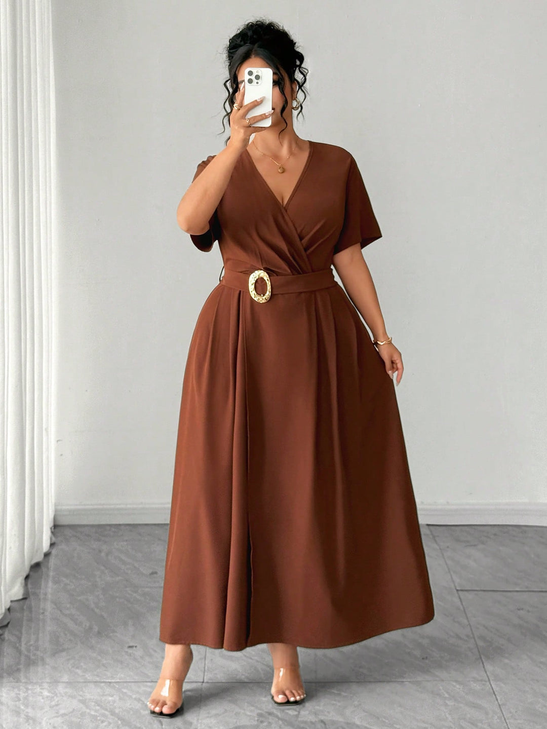 Rochie SHEIN, maro