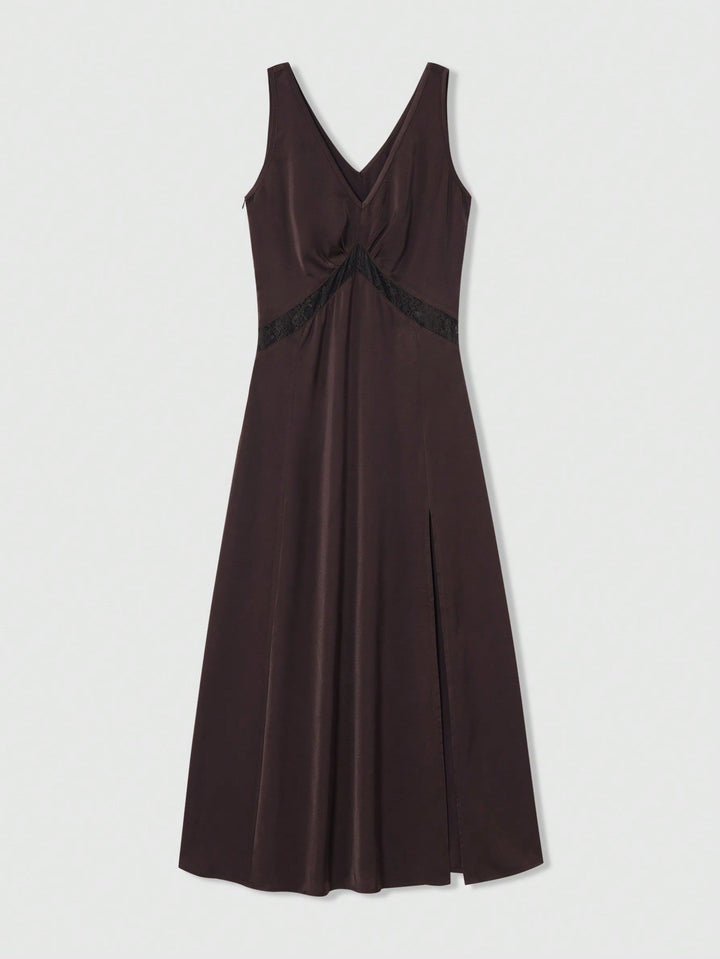 Rochie maxi SHEIN, maro