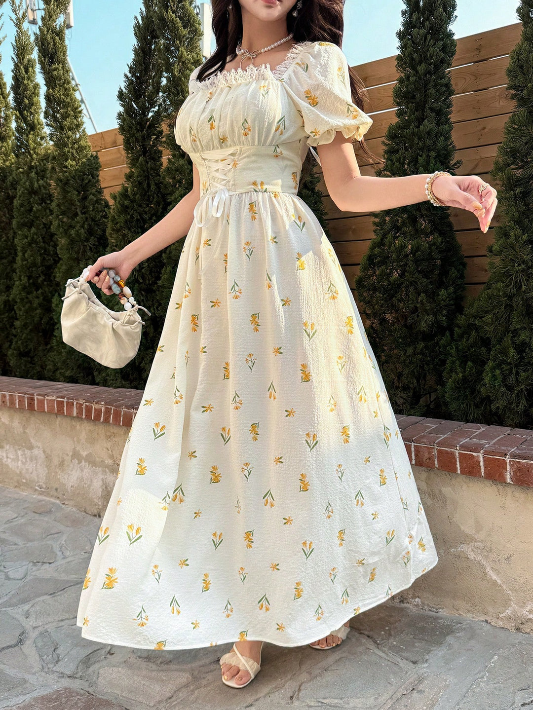 Rochie maxi SHEIN, mix culori
