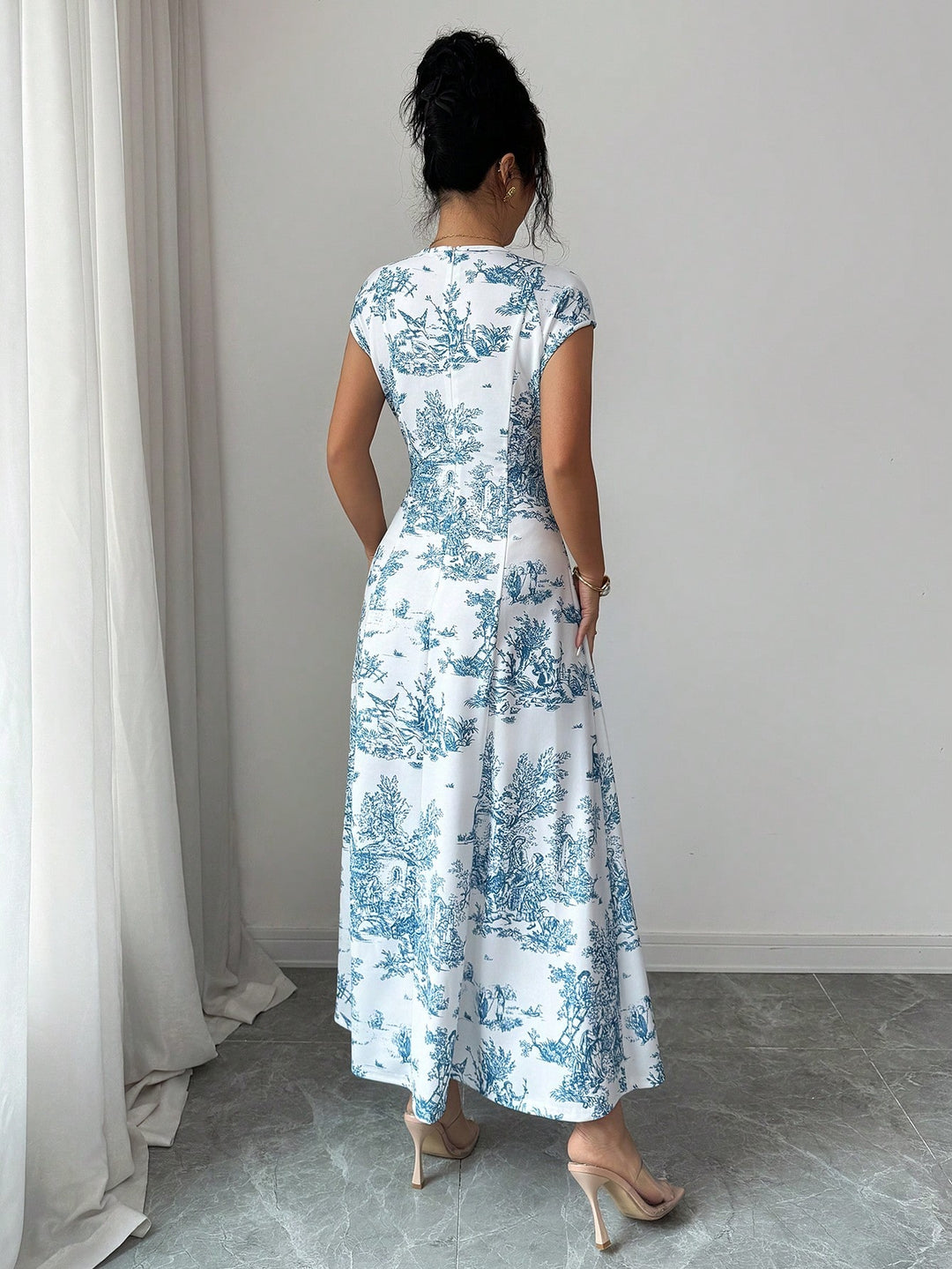 Rochie maxi SHEIN, mix culori