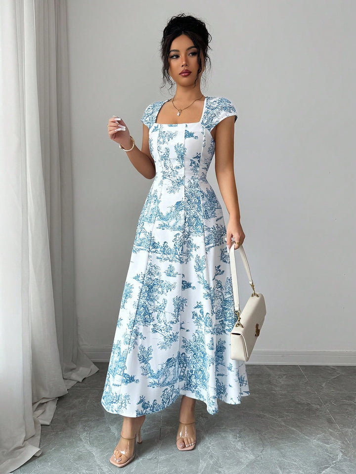 Rochie maxi SHEIN, mix culori
