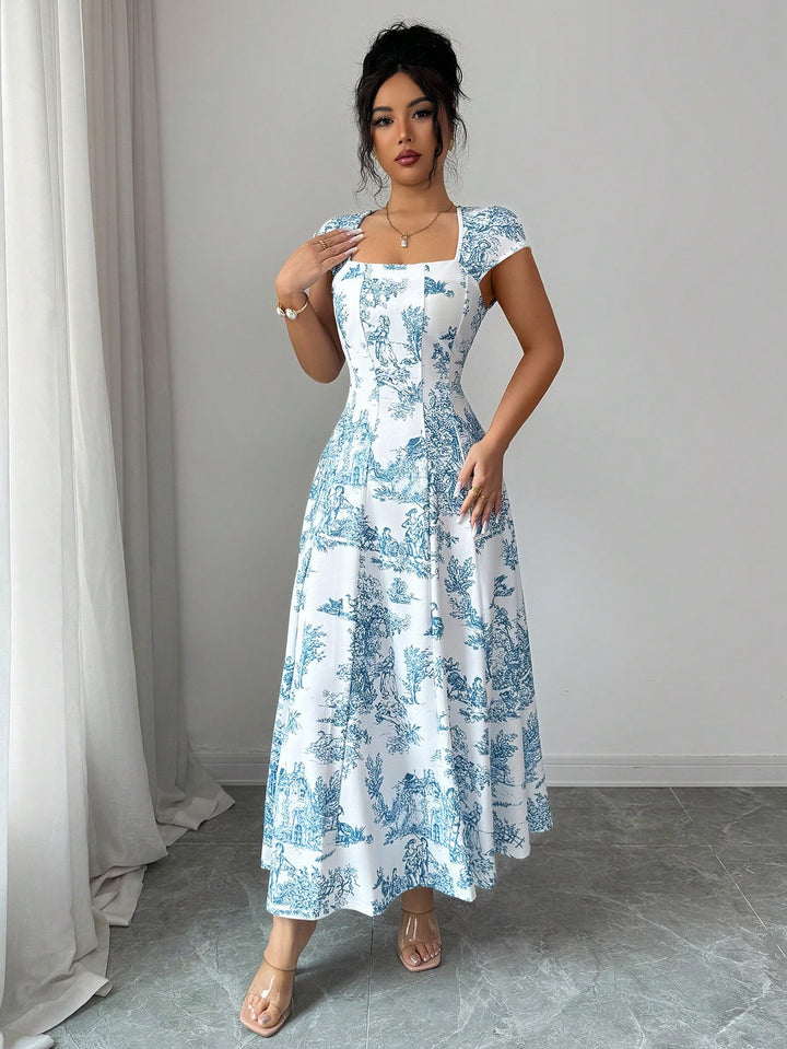 Rochie maxi SHEIN, mix culori
