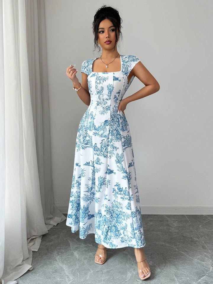 Rochie maxi SHEIN, mix culori