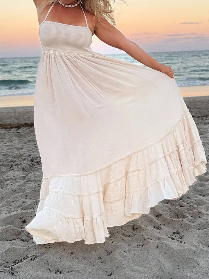 Rochie maxi SHEIN, bej