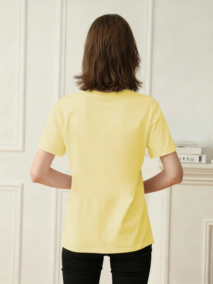 Tricou SHEIN, galben