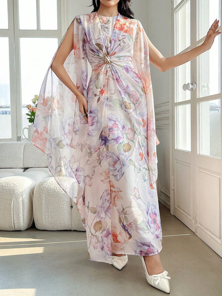 Rochie maxi SHEIN, mix culori