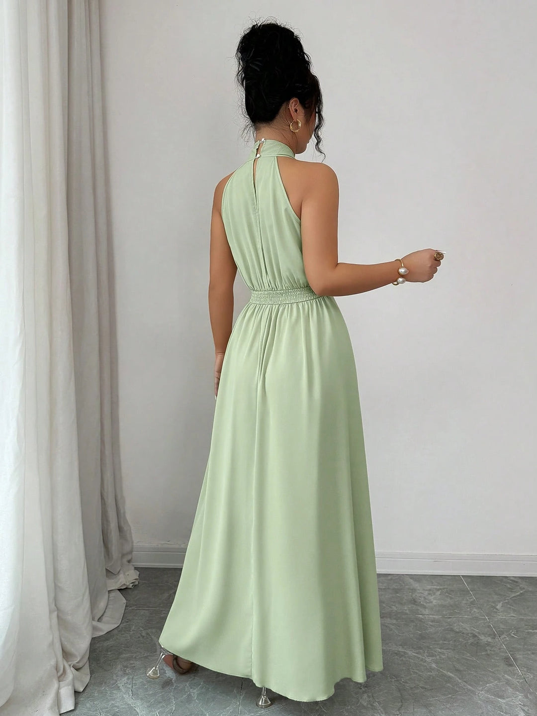 Rochie maxi SHEIN, verde