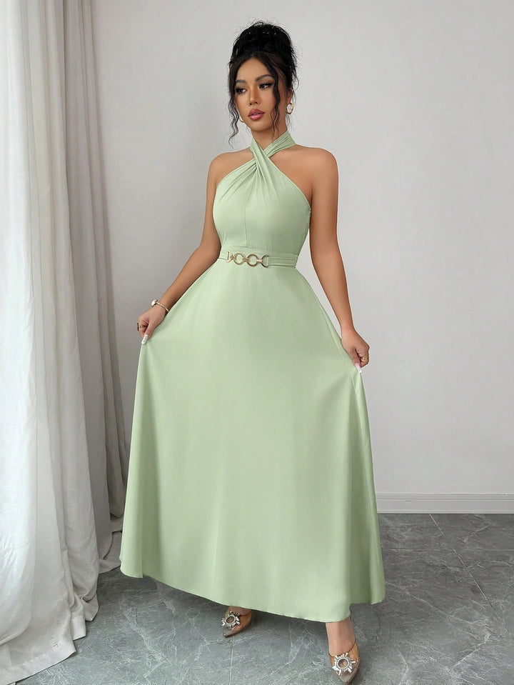 Rochie maxi SHEIN, verde