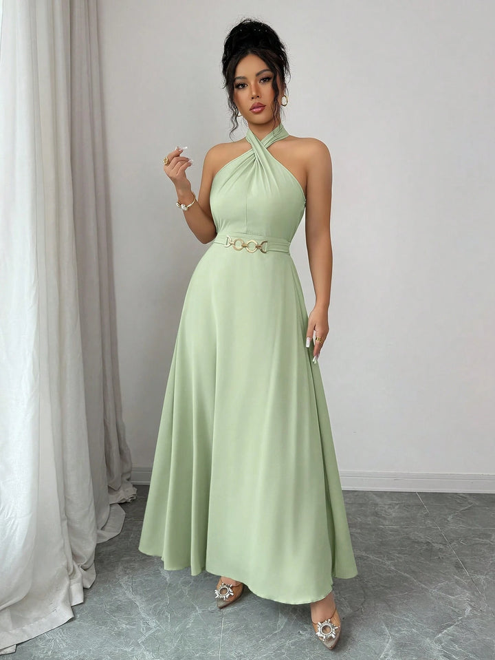Rochie maxi SHEIN, verde