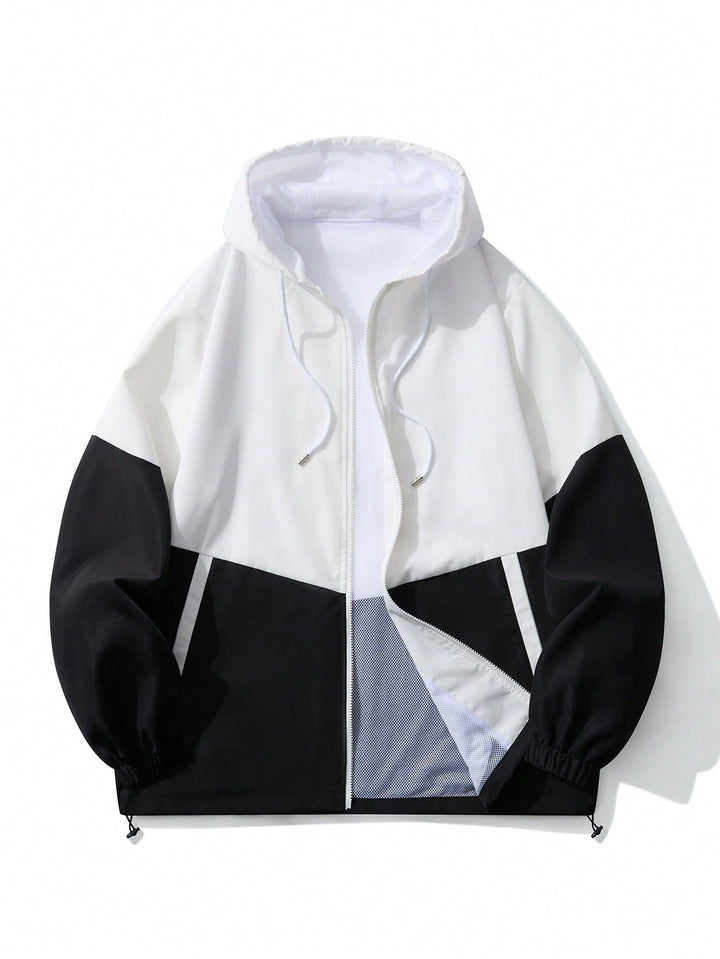 Jachetă windbreaker SHEIN, negru