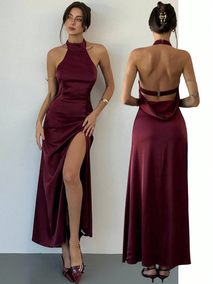 Rochie maxi SHEIN, vișiniu