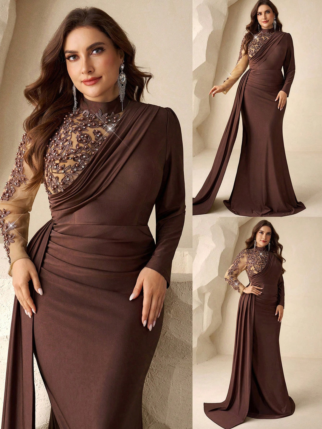 Rochie SHEIN, maro