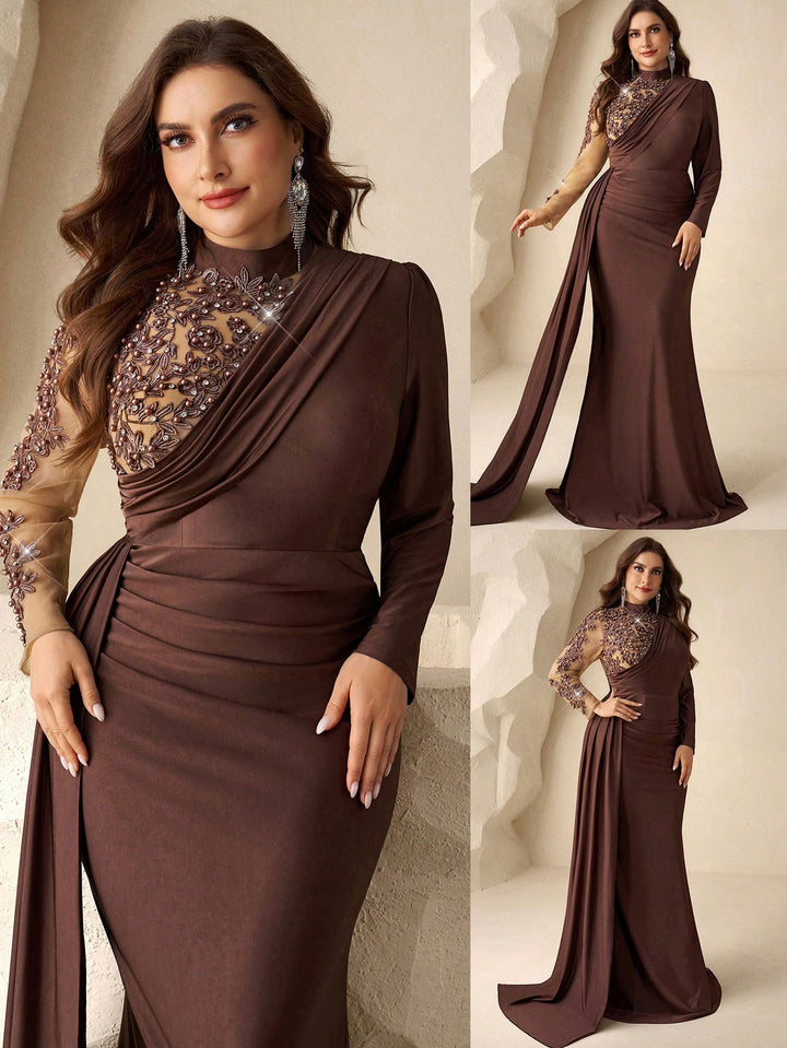 Rochie SHEIN, maro
