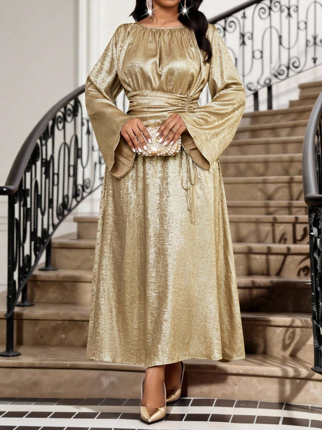 Rochie SHEIN, auriu