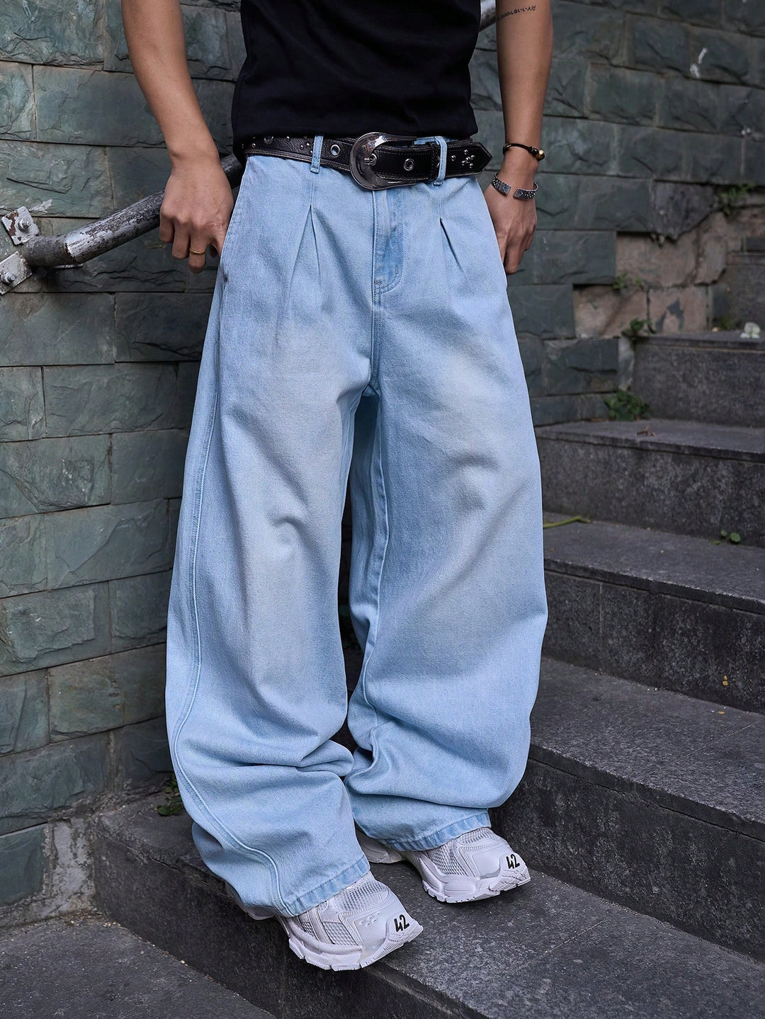 Jeans SHEIN, albastru
