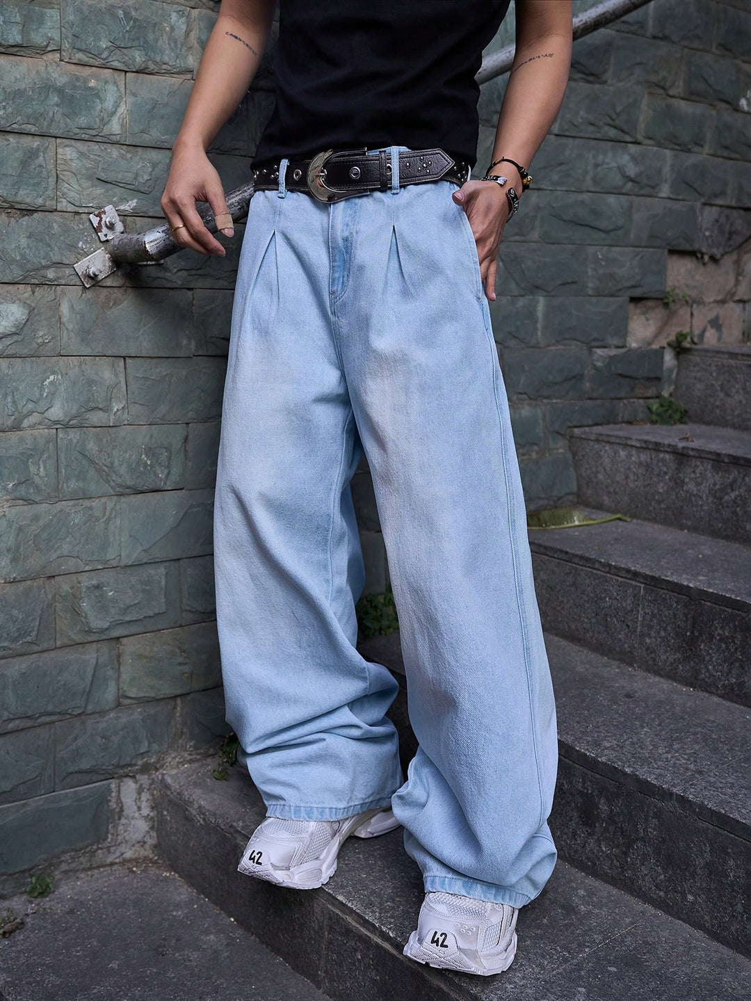 Jeans SHEIN, albastru