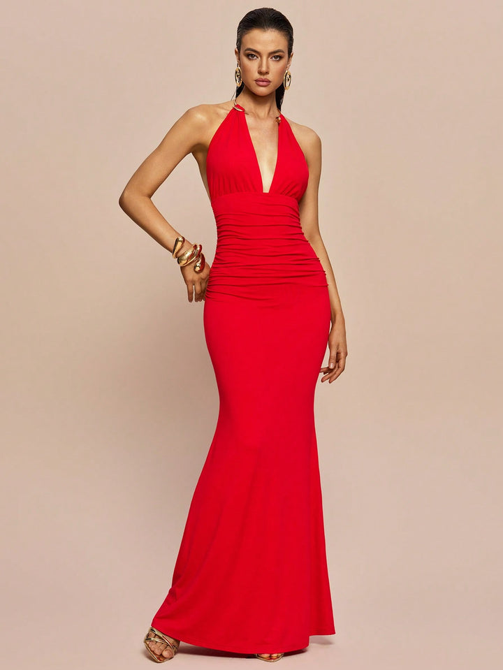 Rochie maxi SHEIN, roșu