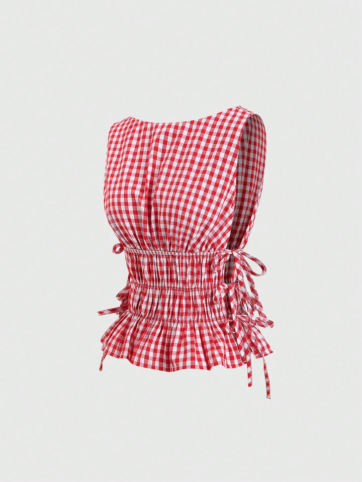 Bluza cropped fără mâneci SHEIN, mix culori