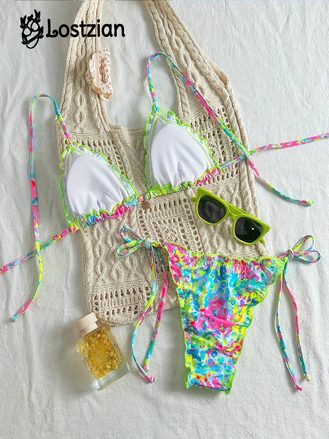 Set bikini SHEIN, mix culori