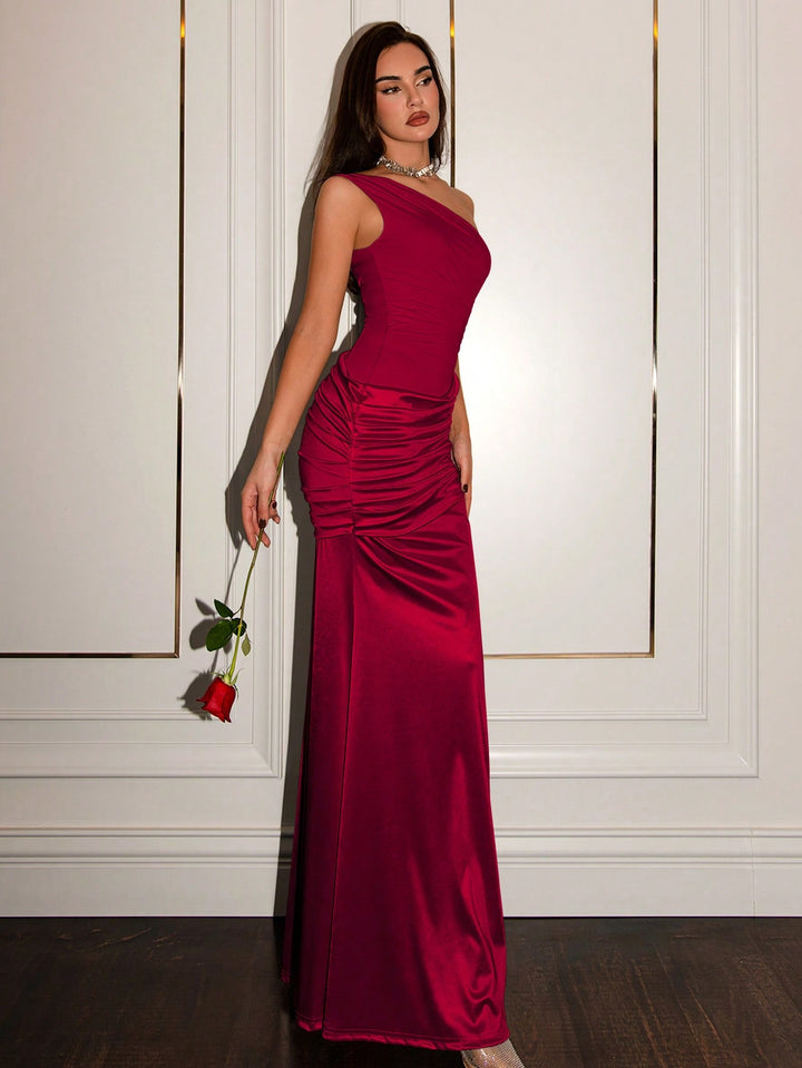 Rochie maxi SHEIN, vișiniu