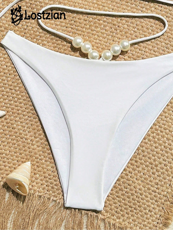 Set bikini SHEIN, alb