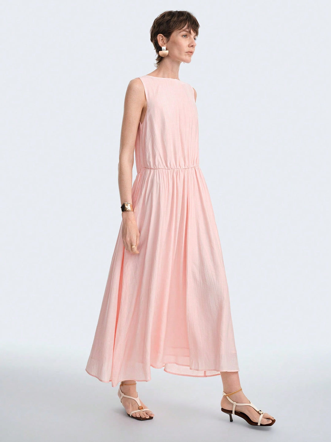 Rochie maxi SHEIN, roz