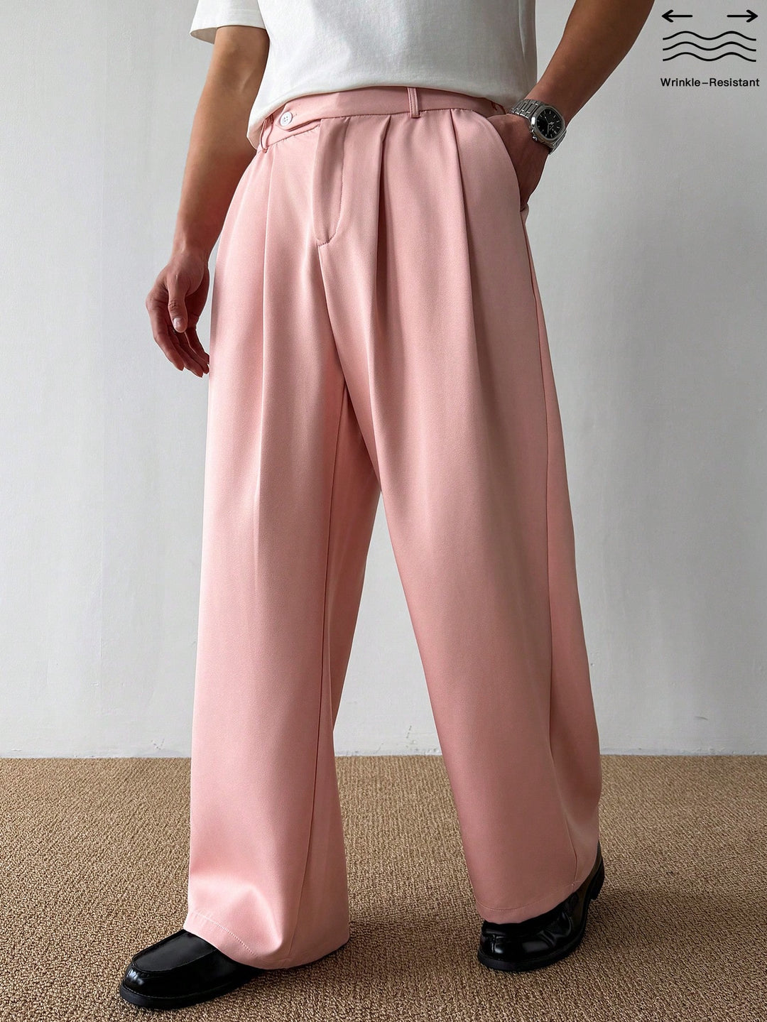 Pantalon SHEIN, roz