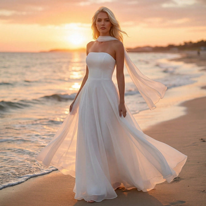 Rochie de mireasă SHEIN, alb