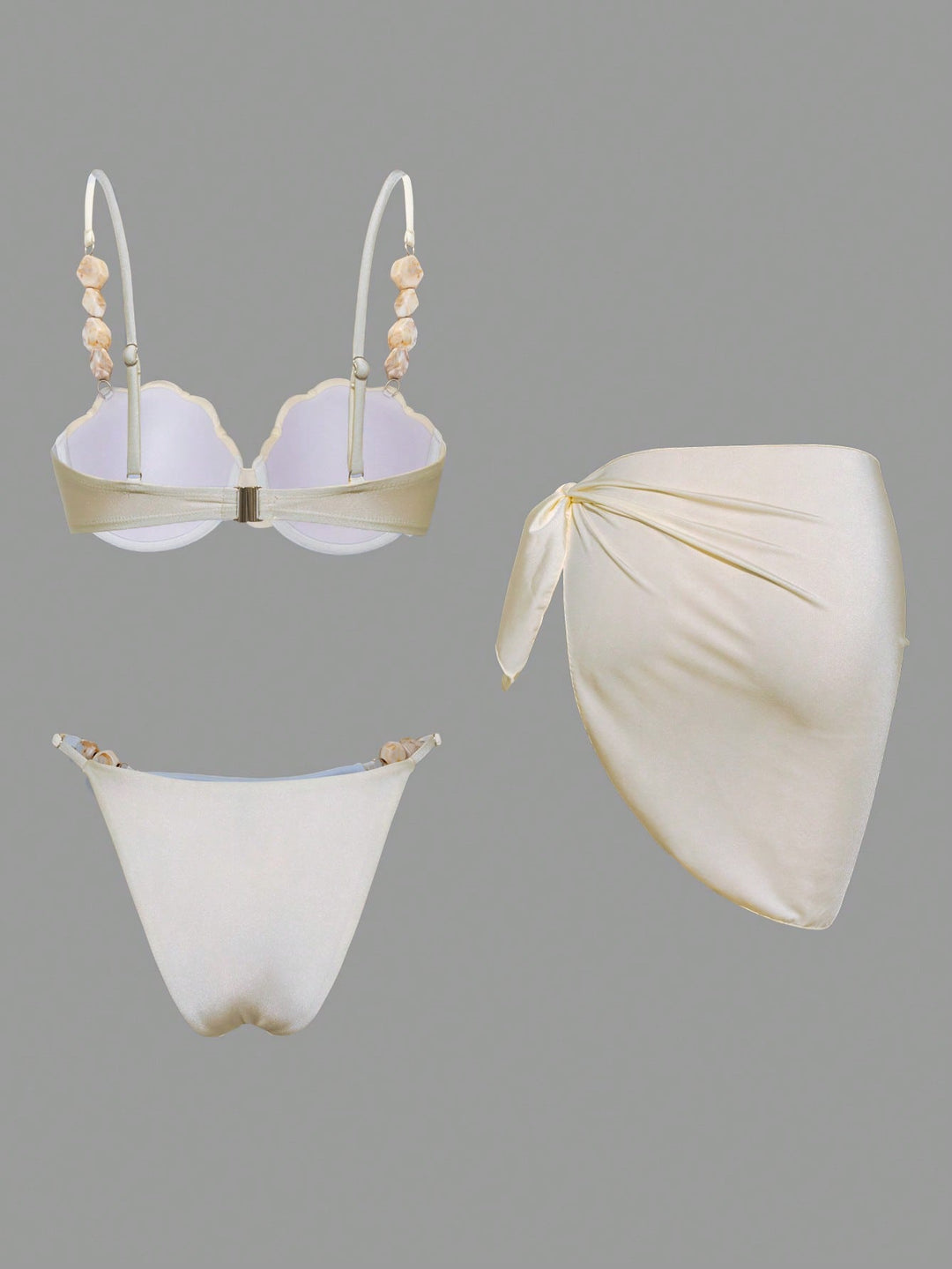 Set bikini SHEIN, bej