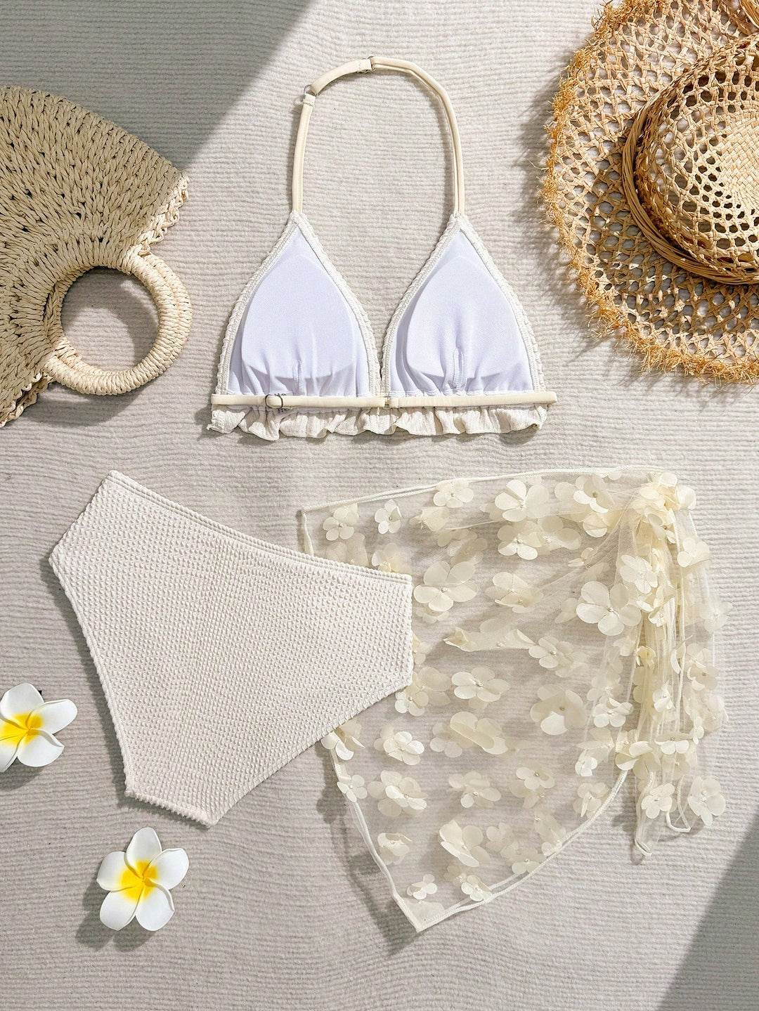 Set bikini SHEIN, bej