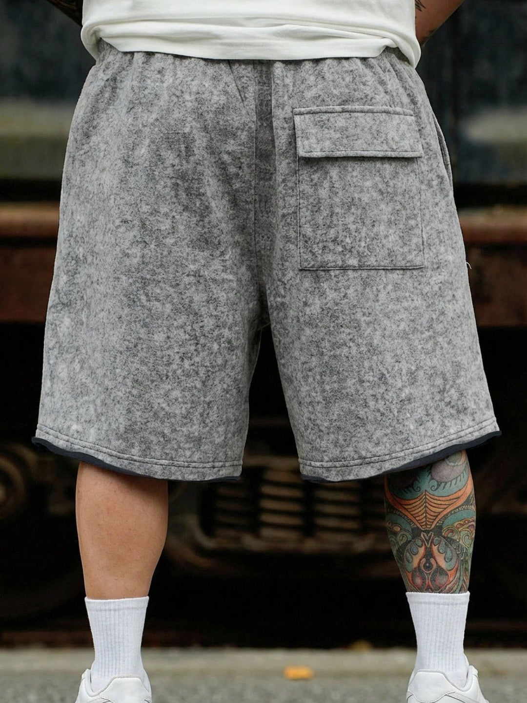Pantaloni scurți SHEIN, gri