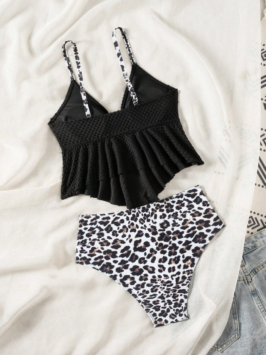 Costum de baie SHEIN, mix culori