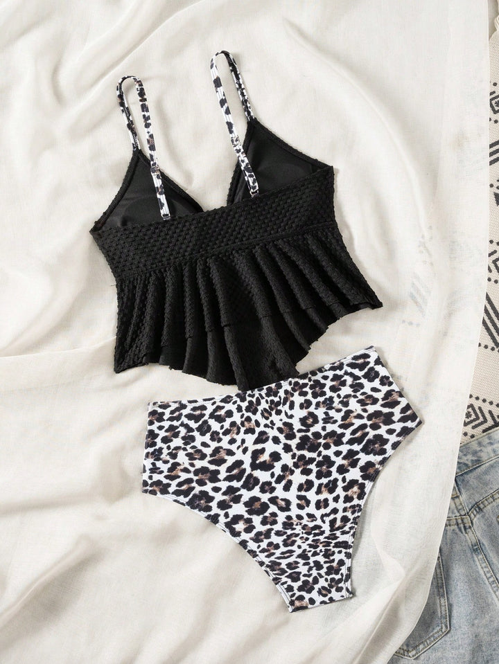 Costum de baie SHEIN, mix culori