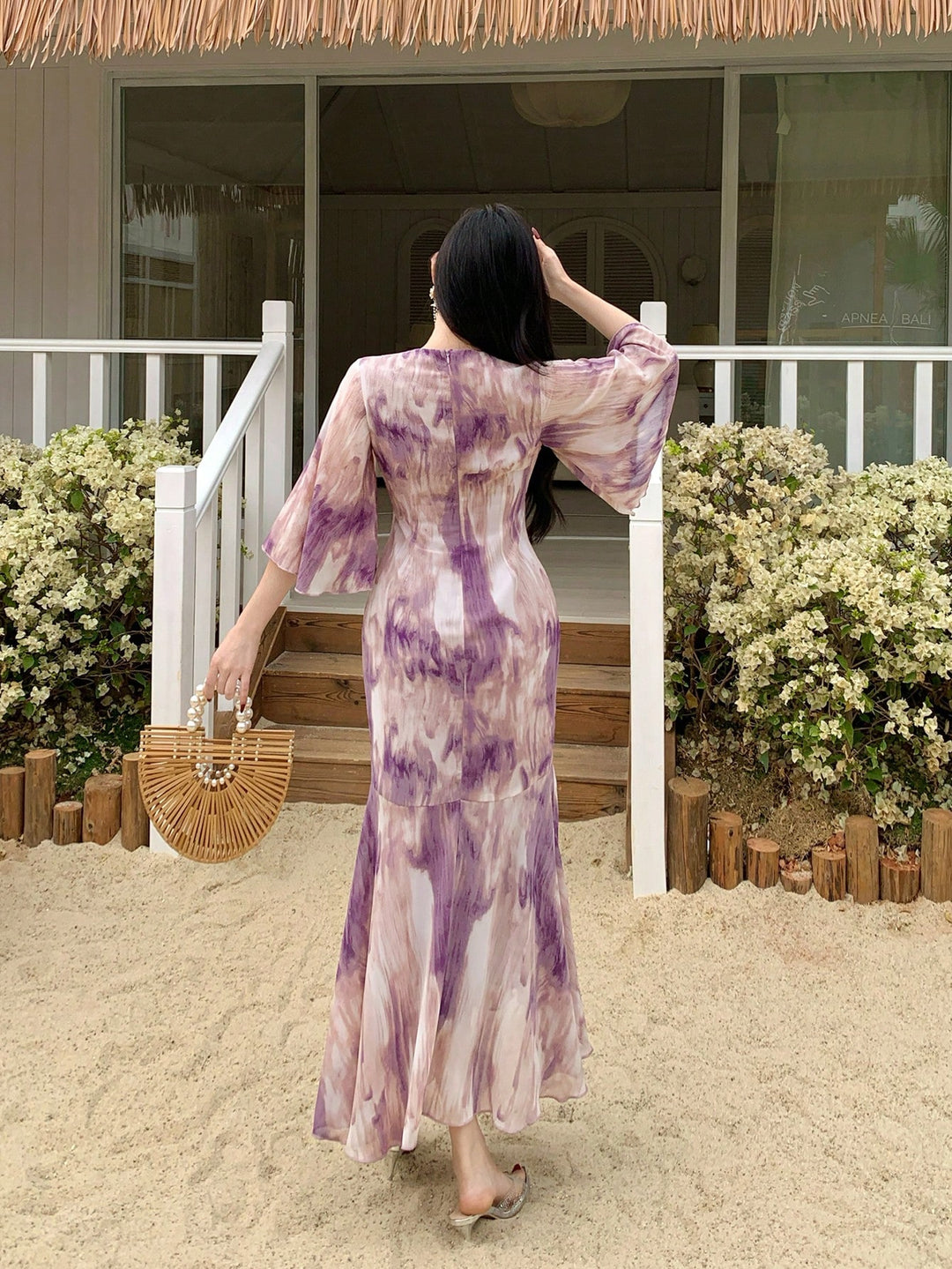 Rochie maxi SHEIN, mix culori