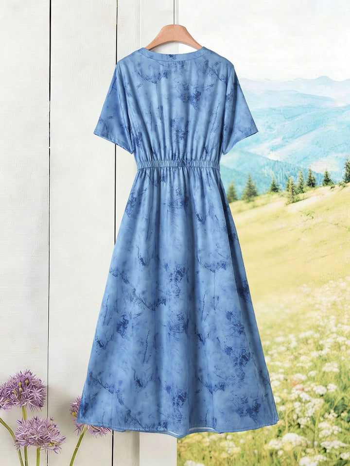 Rochie maxi SHEIN, albastru