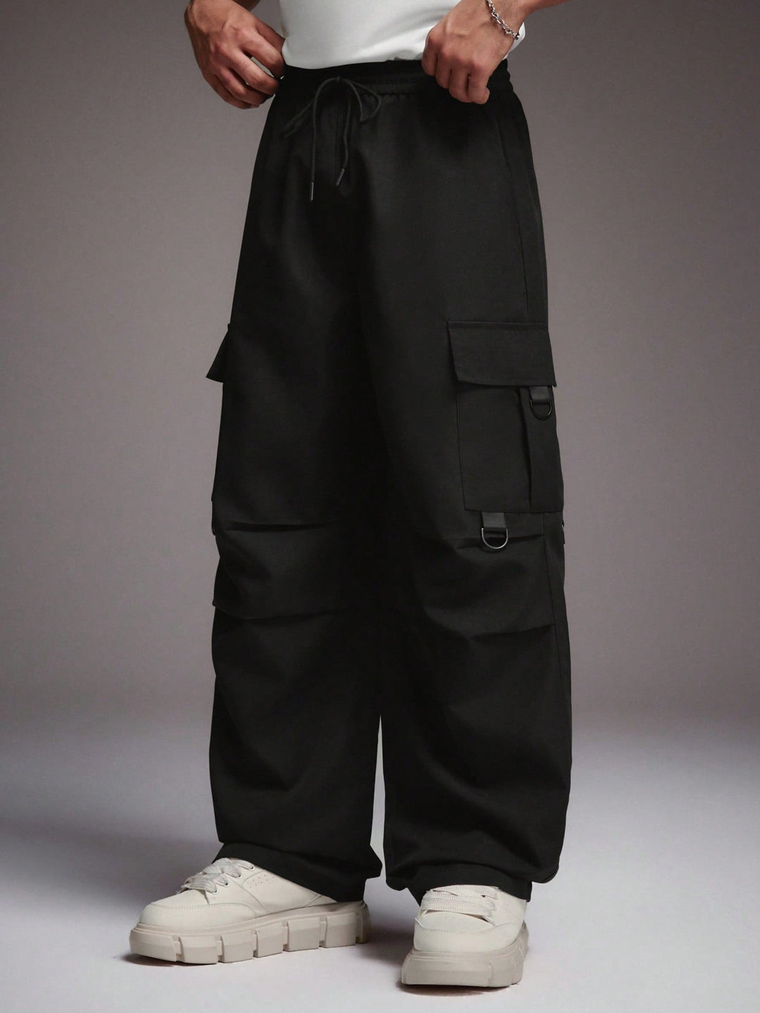 Pantalon SHEIN, negru