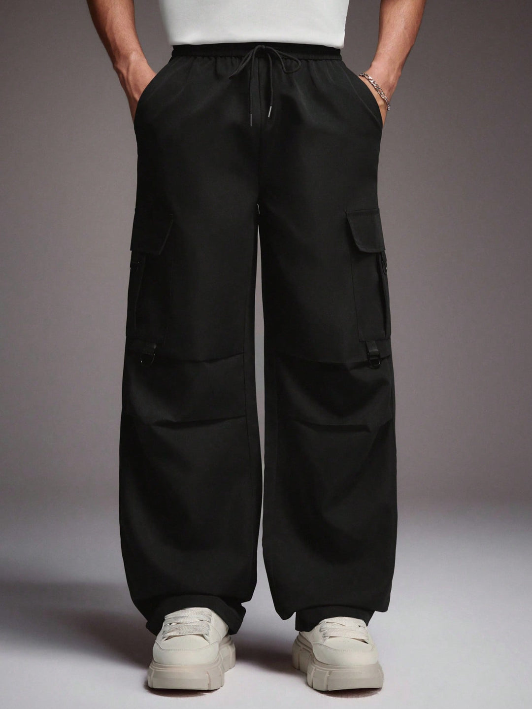 Pantalon SHEIN, negru