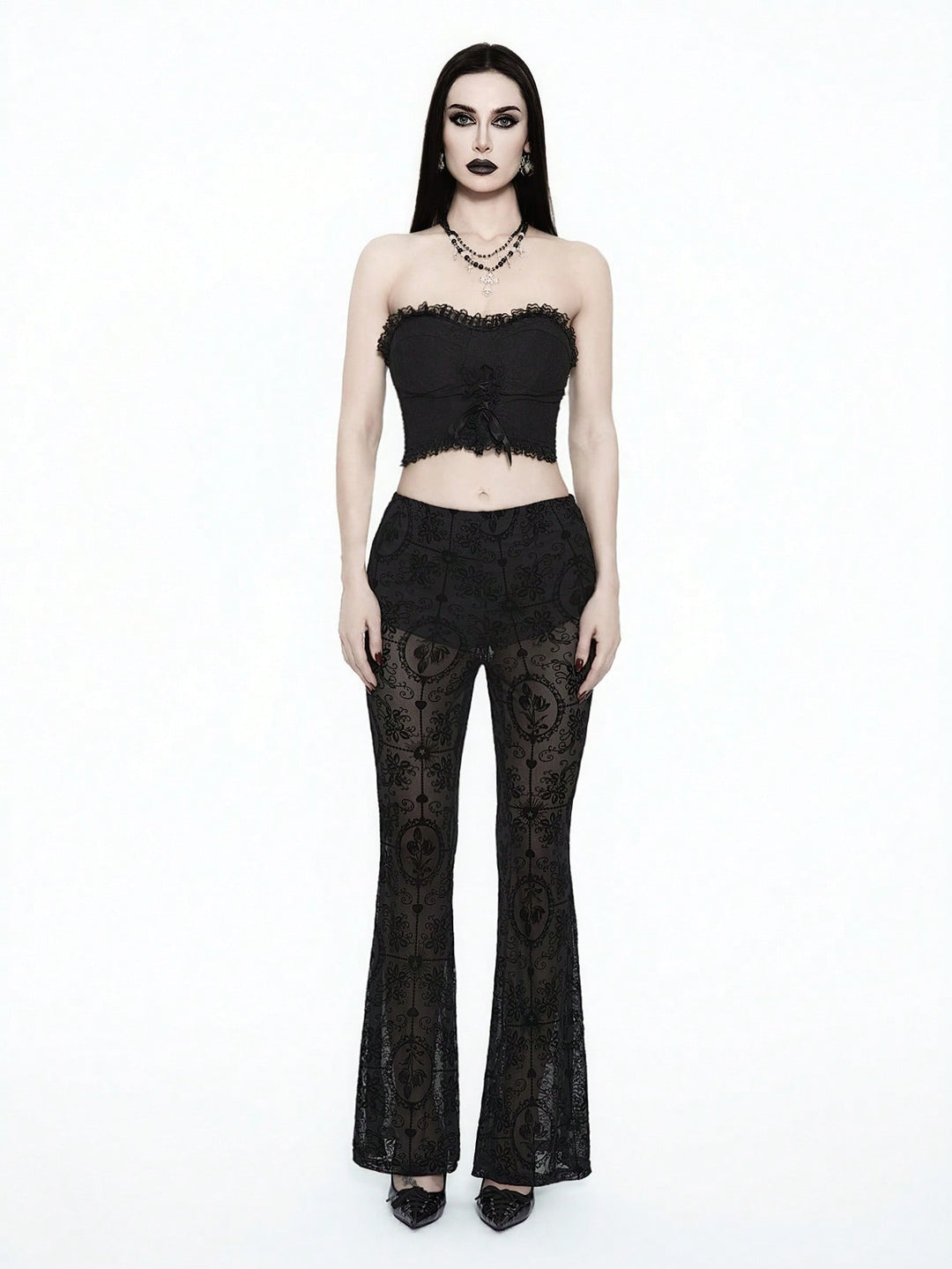 Pantaloni SHEIN, negru