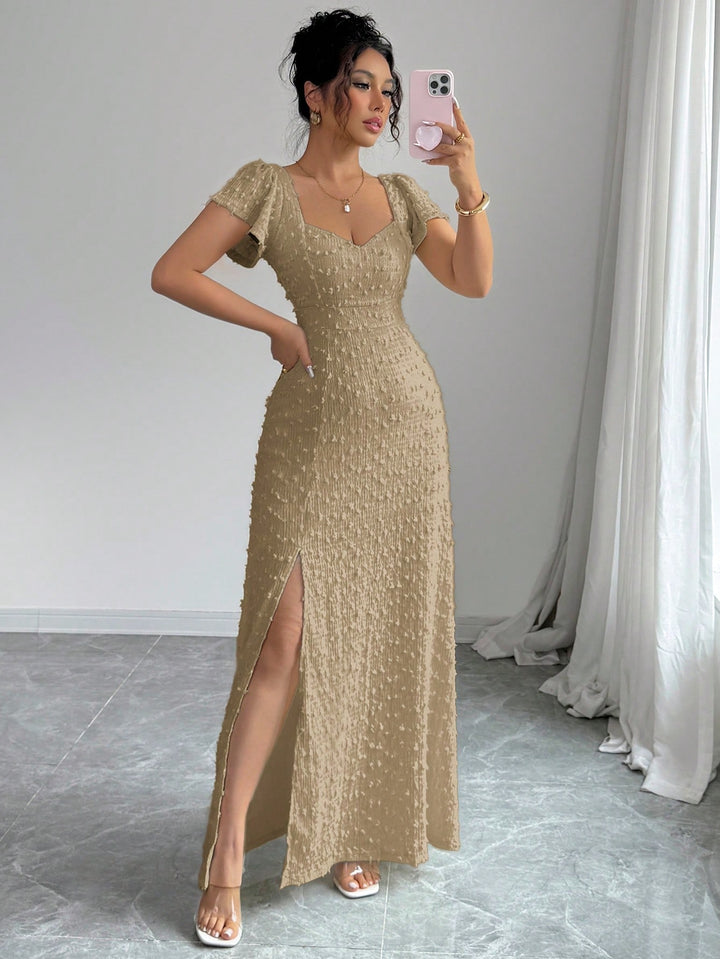 Rochie maxi SHEIN, kaki