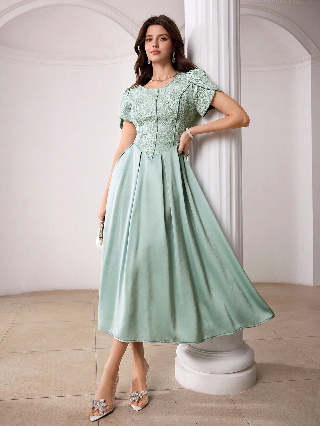 Rochie maxi SHEIN, verde