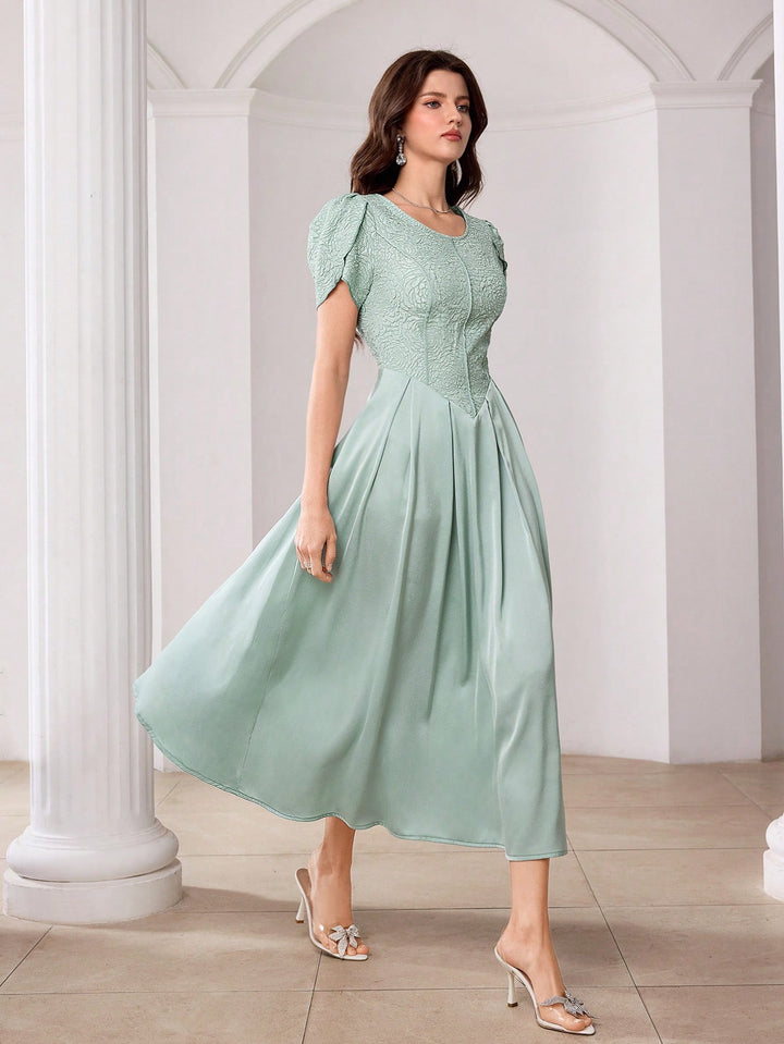 Rochie maxi SHEIN, verde