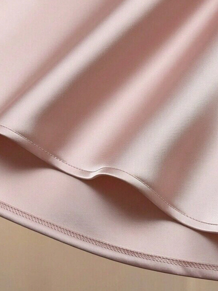Bluza din satin SHEIN, roz