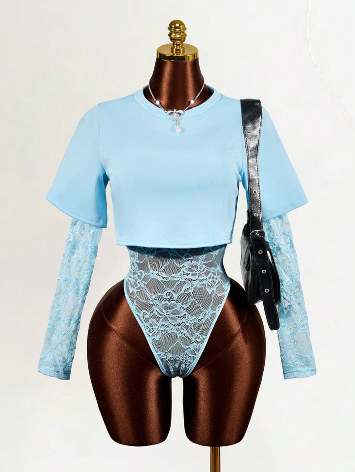Body SHEIN, albastru